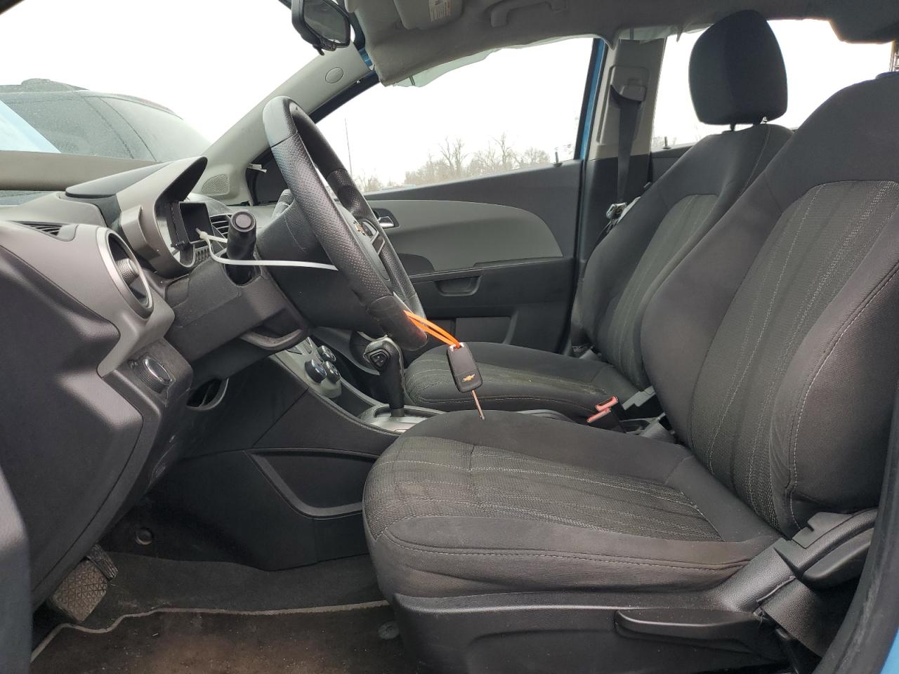 2014 Chevrolet Sonic VIN 1G1JC5SHXE4180026 Copart auction photo, side damage thumbnail 7