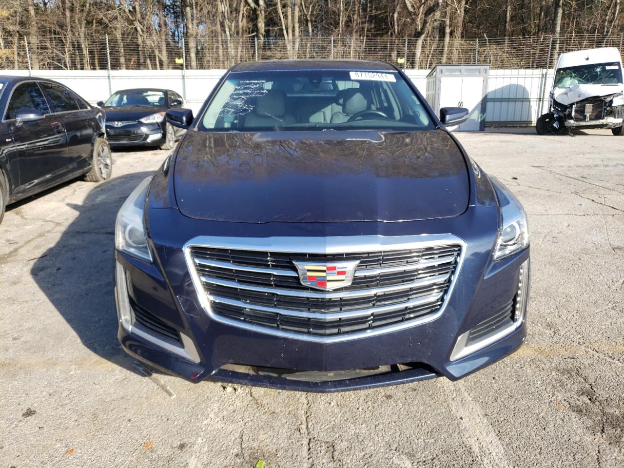 2015 Cadillac CTS VIN 1G6AP5SX4F0129071 Copart auction photo, rear end damage thumbnail 5