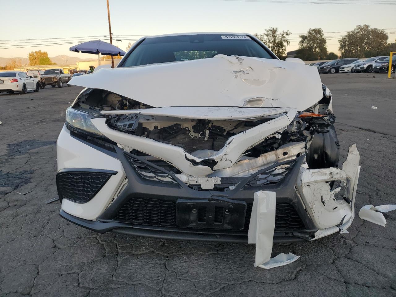 2023 Toyota Camry VIN 4T1G11AK5PU757556 Copart auction photo, front end / side damage thumbnail 5