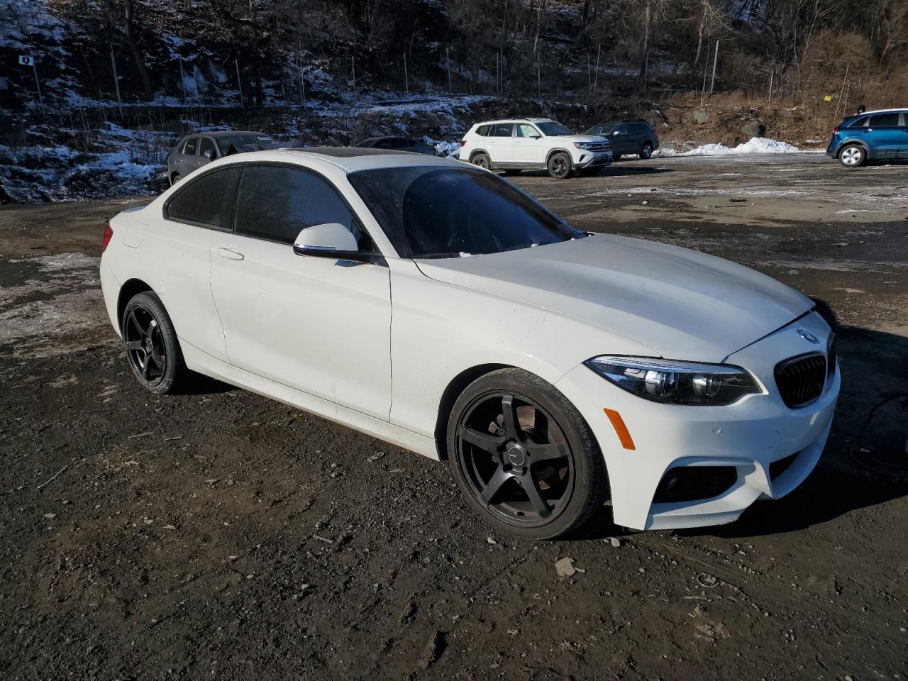 2020 BMW 2er VIN WBA2J3C03L7E78623 Copart auction photo, all over / front end damage thumbnail 4
