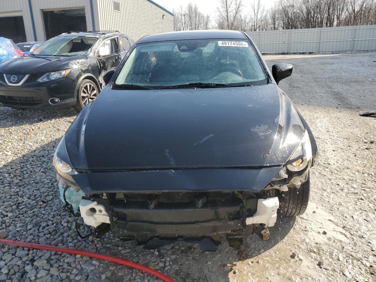 2018 Mazda 3 VIN JM1BN1U79J1189752 Copart auction photo, front end damage thumbnail 5