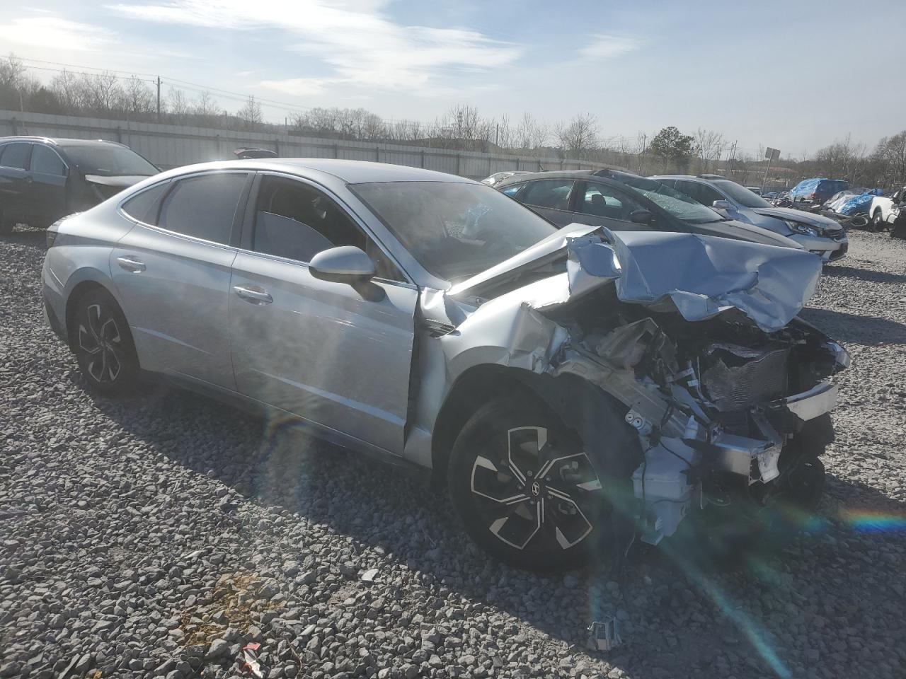 2024 Hyundai Sonata VIN KMHL64JA2RA398681 Copart auction photo, front end damage thumbnail 4