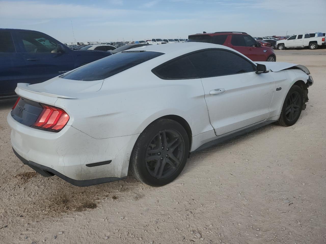 2019 Ford Mustang VIN 1FA6P8CF1K5118283 Copart auction photo, front end damage thumbnail 3