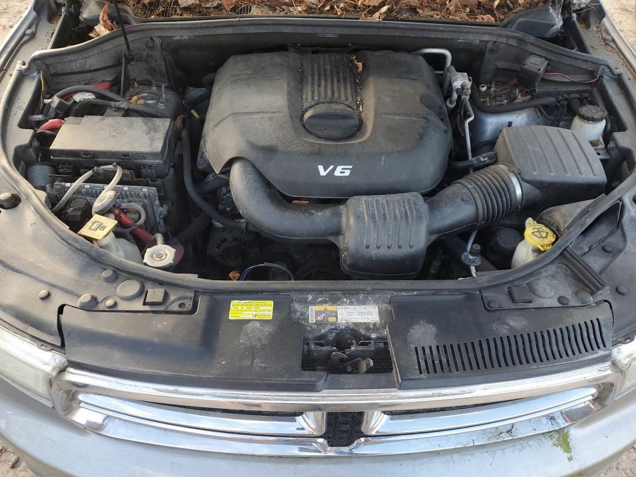 2014 Dodge Durango VIN 1C4RDJDG0EC451041 Copart auction photo, front end / side damage thumbnail 12