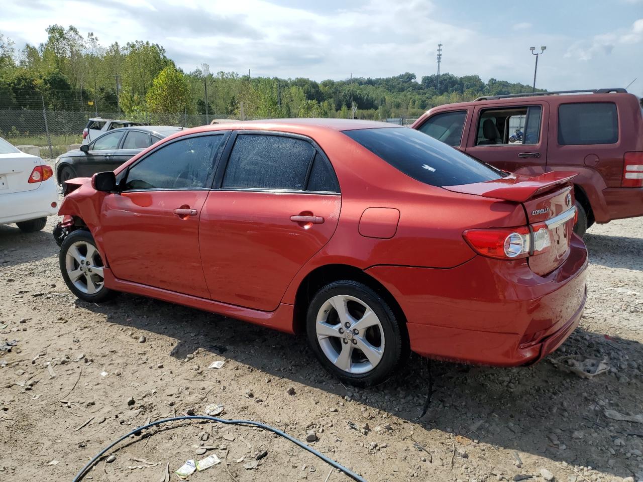 2012 Toyota Corolla VIN 2T1BU4EEXCC856778 Copart auction photo, front end damage thumbnail 2