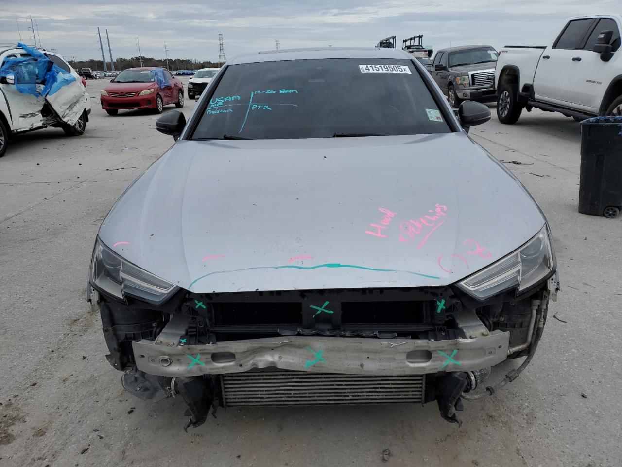 2019 Audi A4 VIN WAUGMAF44KA022659 Copart auction photo, all over damage thumbnail 5