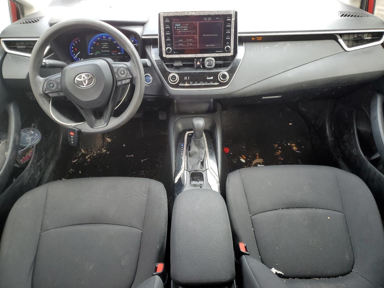 2021 Toyota Corolla VIN JTDEAMDE1MJ021858 Copart auction photo, front end / side damage thumbnail 8