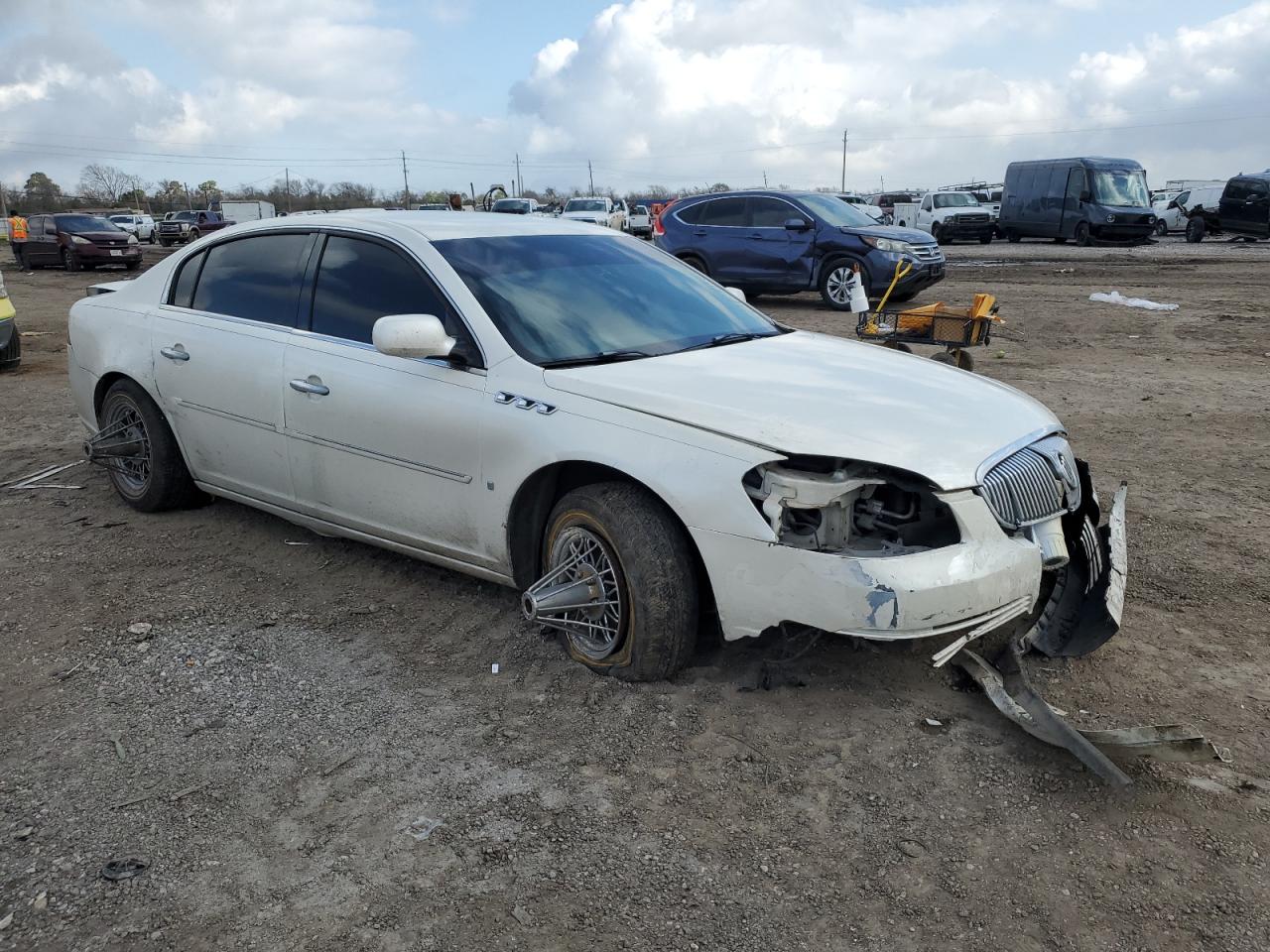 2008 Buick Lucerne VIN 1G4HD57288U141877 Copart auction photo, front end / rear end damage thumbnail 4