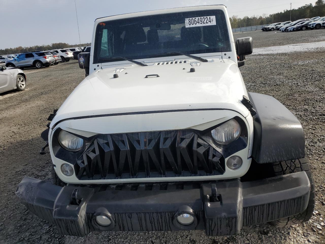 2015 Jeep Wrangler VIN 1C4AJWAG6FL502292 Copart auction photo, all over damage thumbnail 5