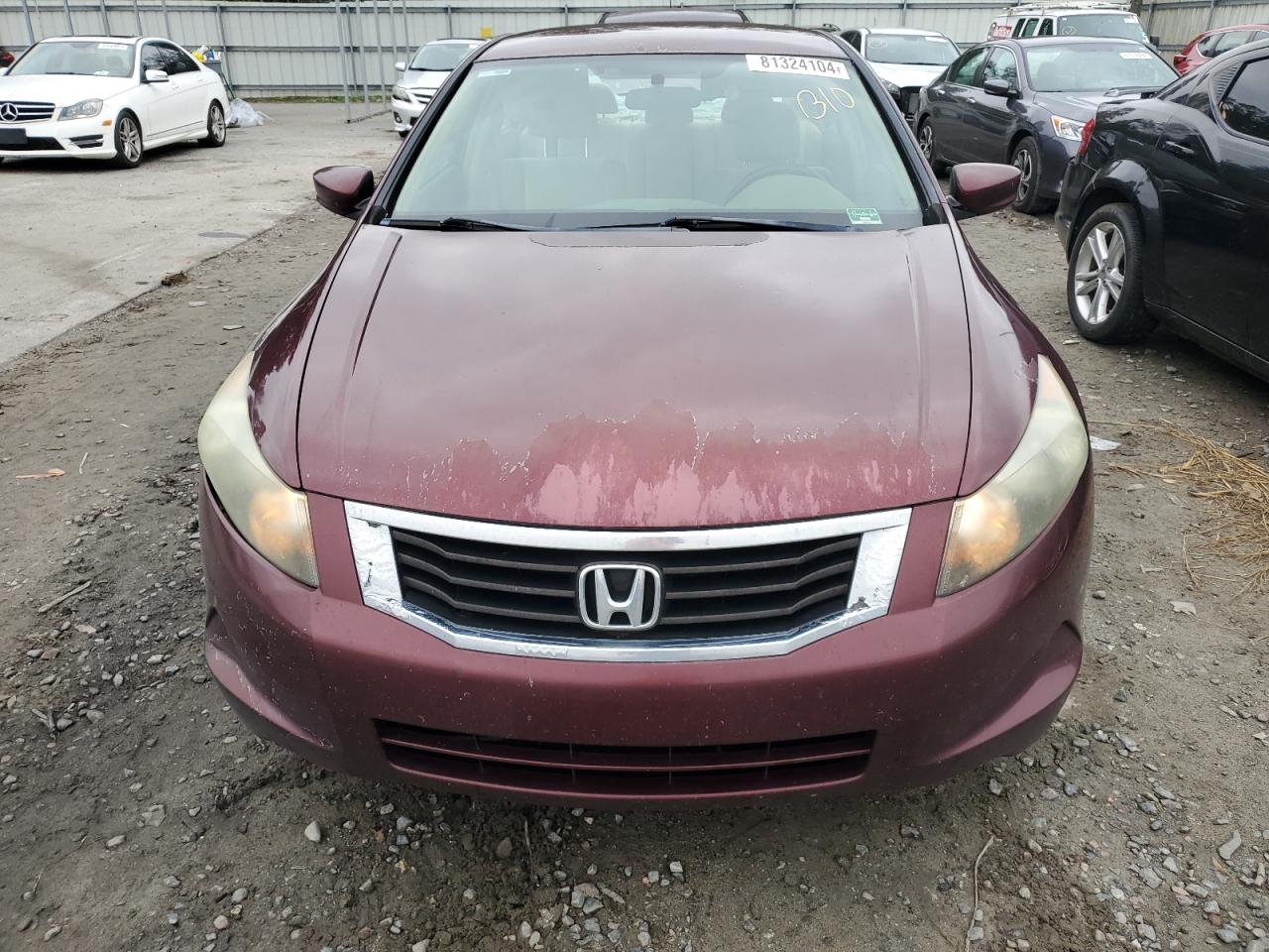 2008 Honda Accord VIN 1HGCP26438A105072 Copart auction photo, rear end damage thumbnail 5