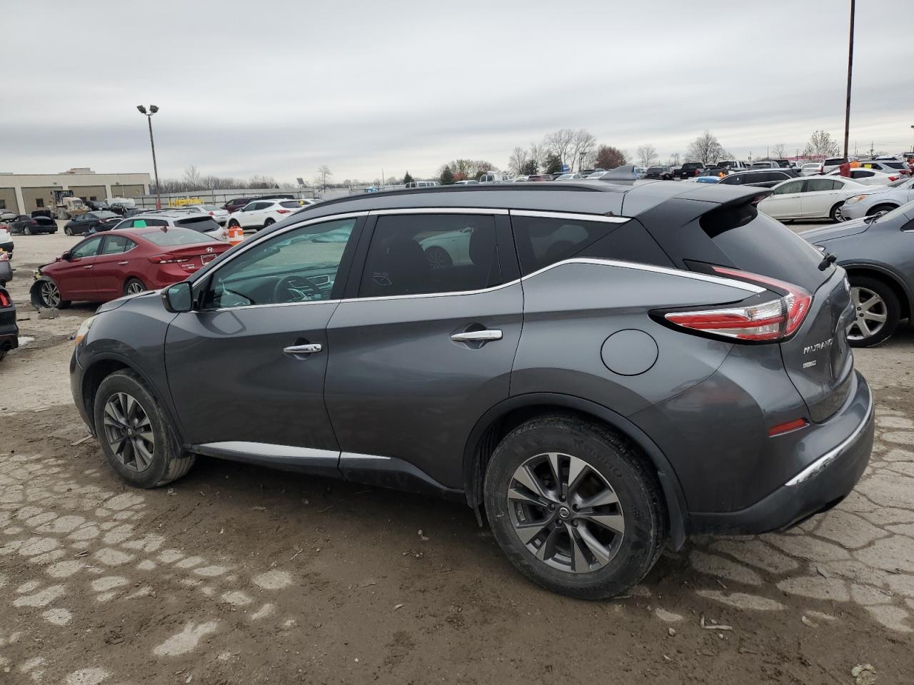 2017 Nissan Murano VIN 5N1AZ2MH0HN166017 Copart auction photo, front end / side damage thumbnail 2