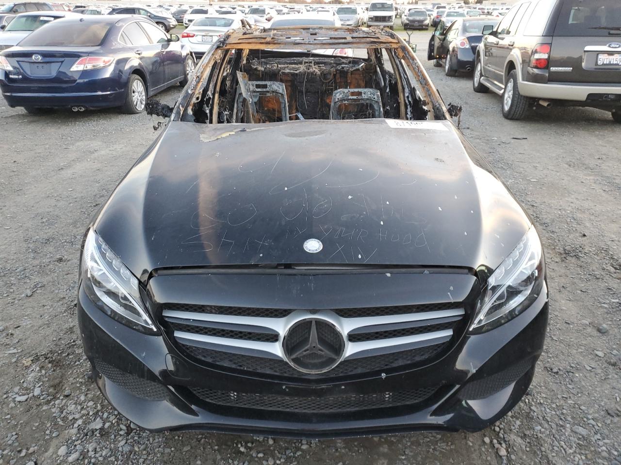2015 Mercedes-Benz C-klasse VIN 55SWF4JB3FU086039 Copart auction photo, burn - interior damage thumbnail 5