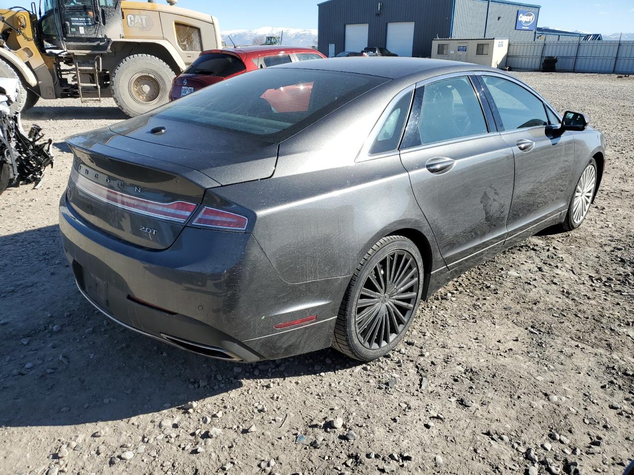 2017 Lincoln MKZ VIN 3LN6L5E91HR611992 Copart auction photo, front end / side damage thumbnail 3