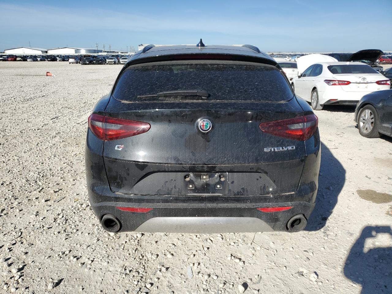 2018 Alfa Romeo Stelvio VIN ZASFAKPN1J7B87527 Copart auction photo, undercarriage damage thumbnail 6
