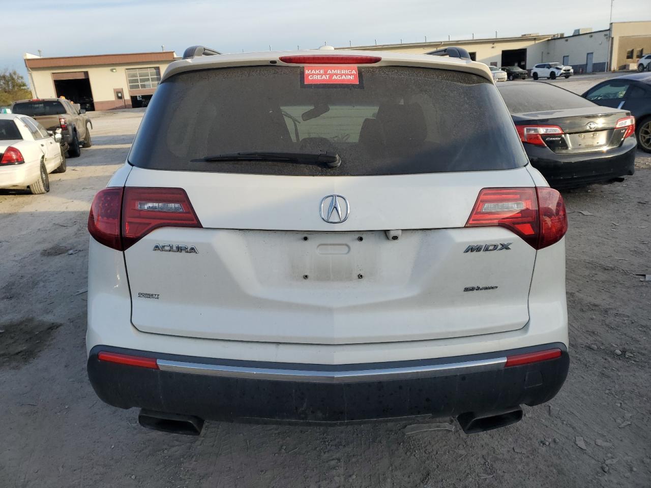 2011 Acura MDX VIN 2HNYD2H57BH522197 Copart auction photo, front end / side damage thumbnail 6