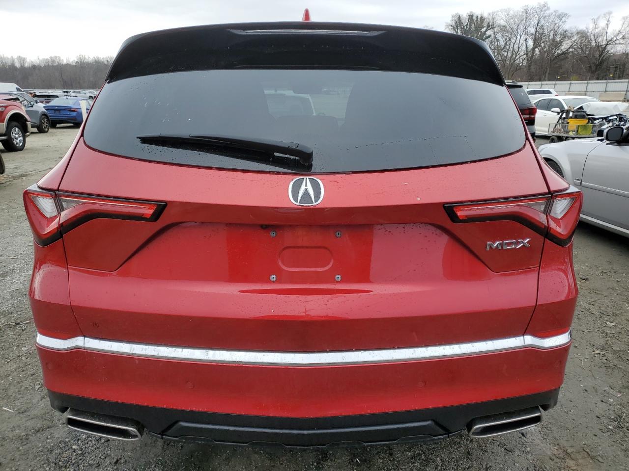 2022 Acura MDX VIN 5J8YD9H44NL002070 Copart auction photo, side damage thumbnail 6