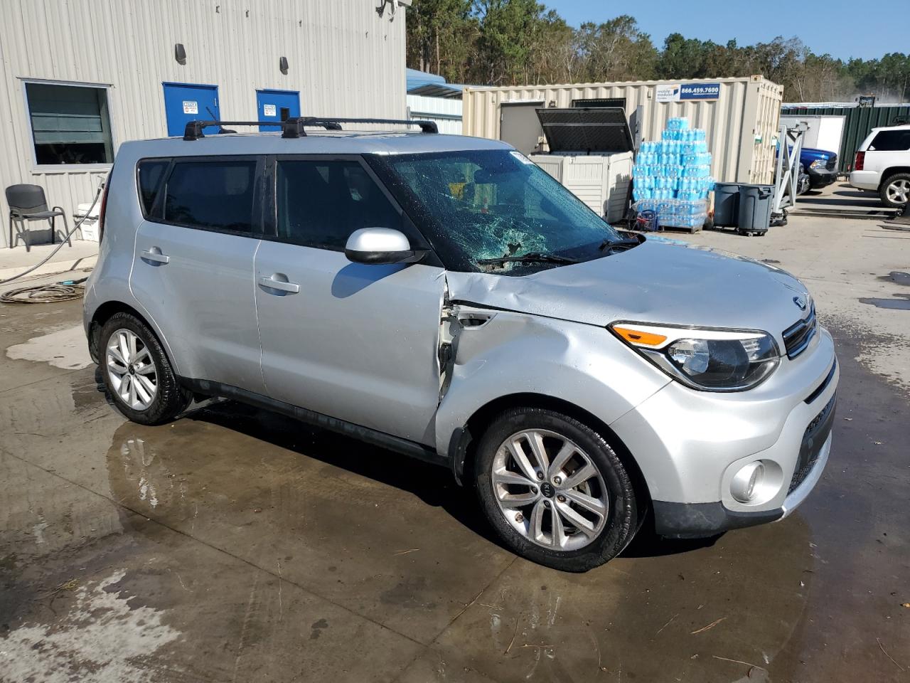 2018 KIA Soul VIN KNDJP3A51J7545709 Copart auction photo, side / minor dent/scratches damage thumbnail 4