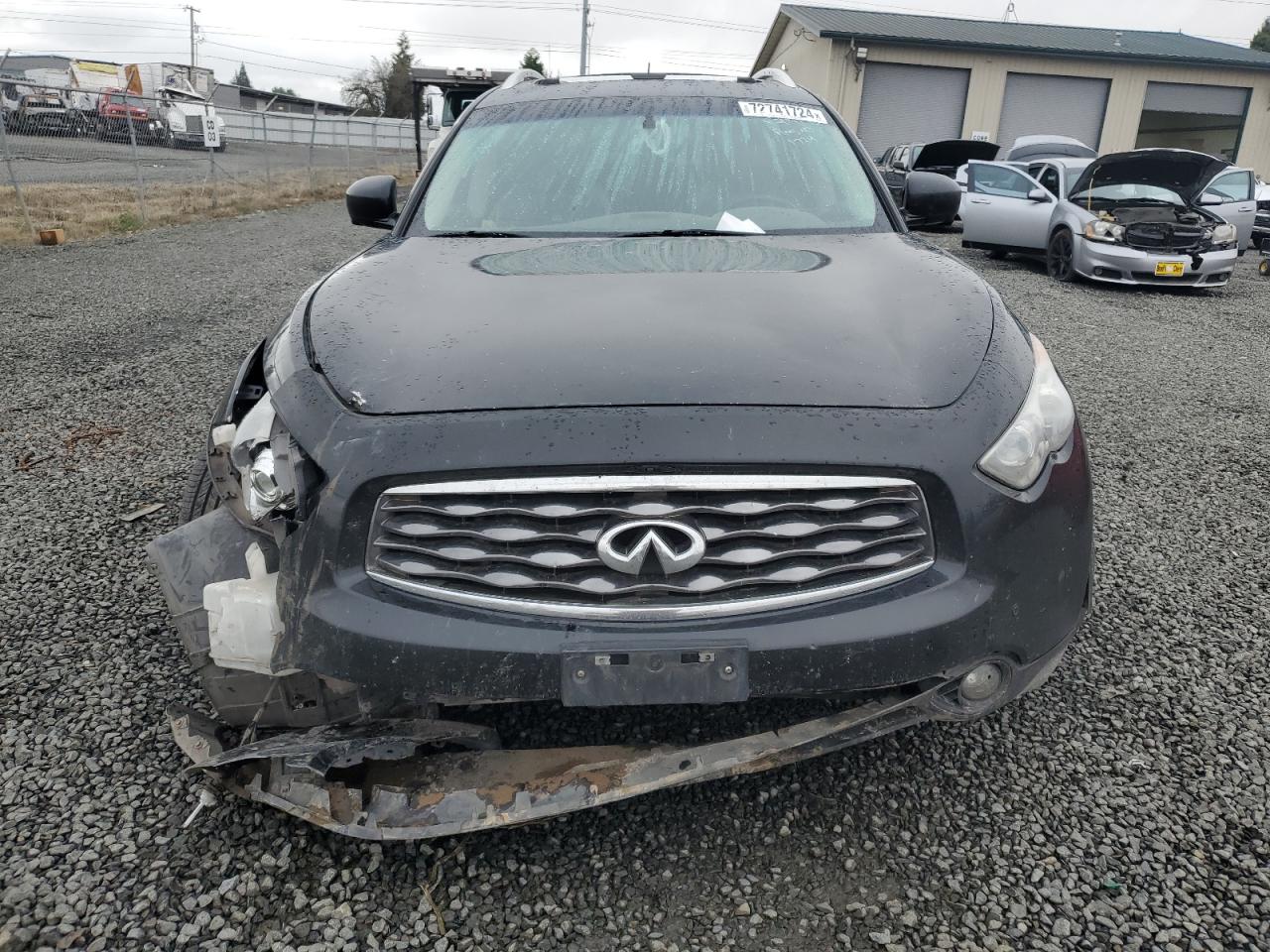 2011 Infiniti FX VIN JN8AS1MW3BM730908 Copart auction photo, front end / undercarriage damage thumbnail 5