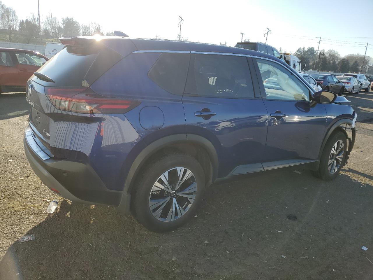 2021 Nissan Rogue VIN JN8AT3BB3MW227881 Copart auction photo, front end damage thumbnail 3