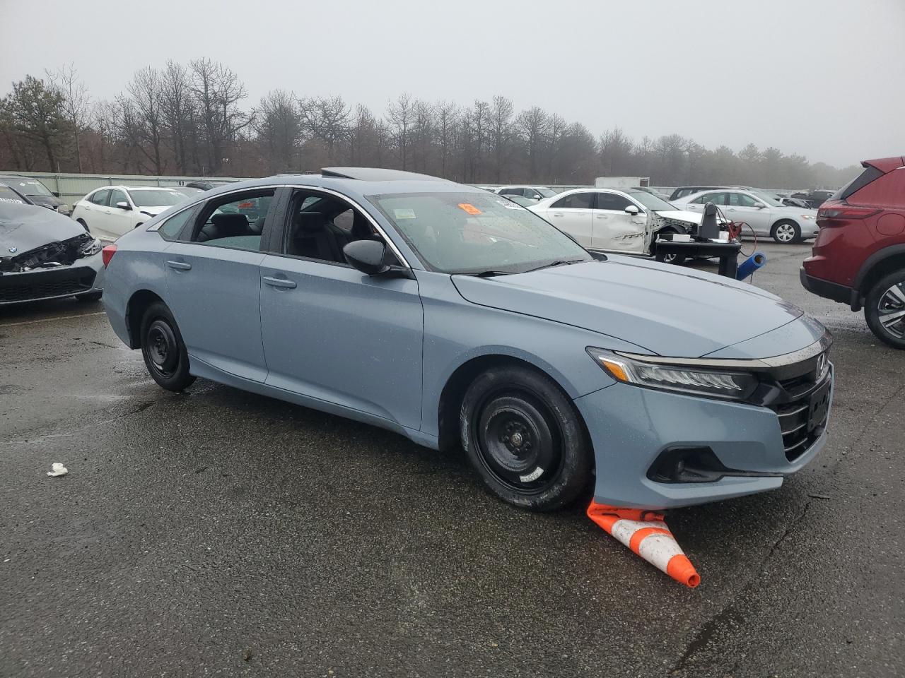 2021 Honda Accord VIN 1HGCV2F38MA006450 Copart auction photo, minor dent/scratches damage thumbnail 4