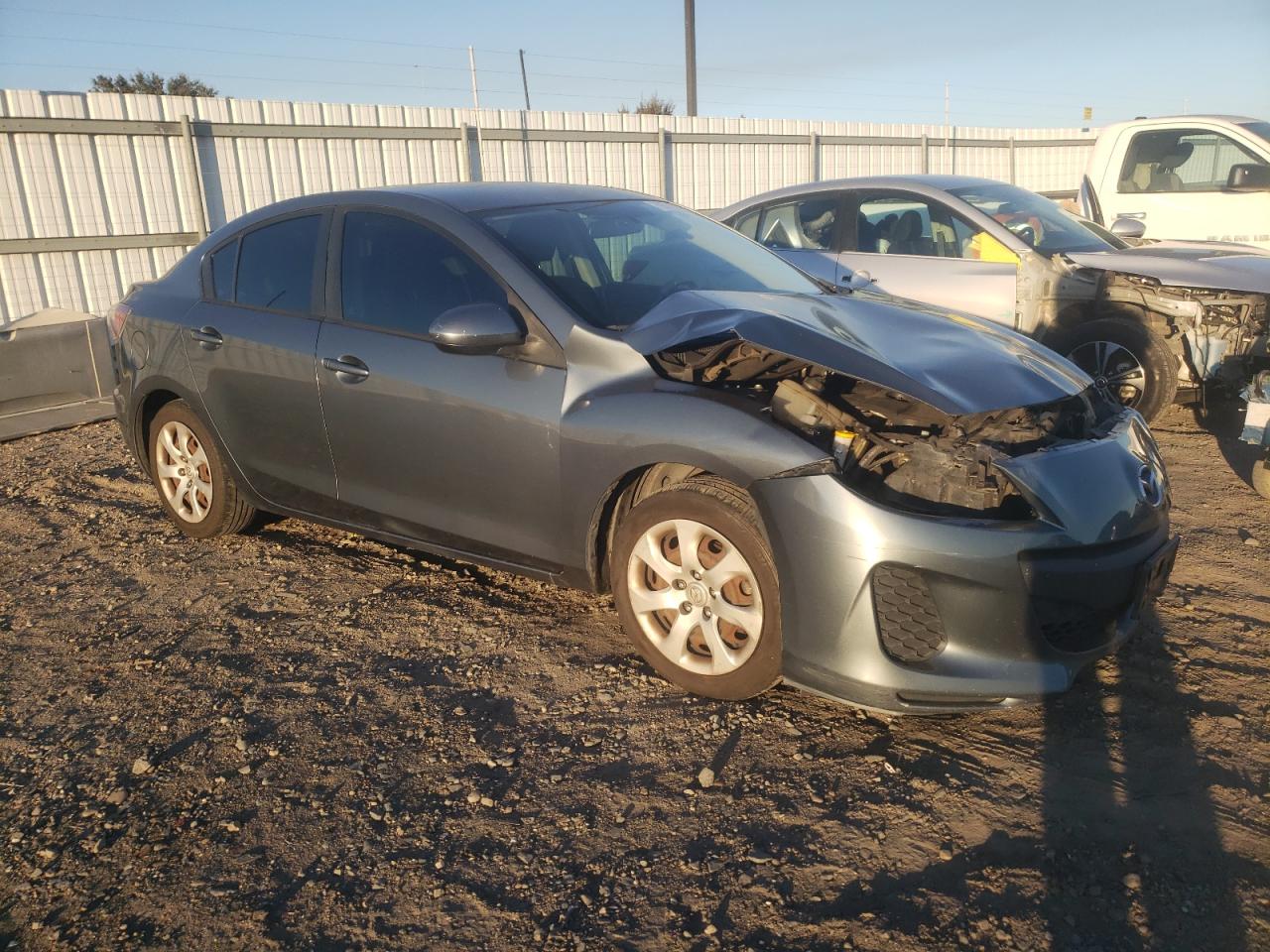 2012 Mazda 3 VIN JM1BL1UG4C1558736 Copart auction photo, front end damage thumbnail 4