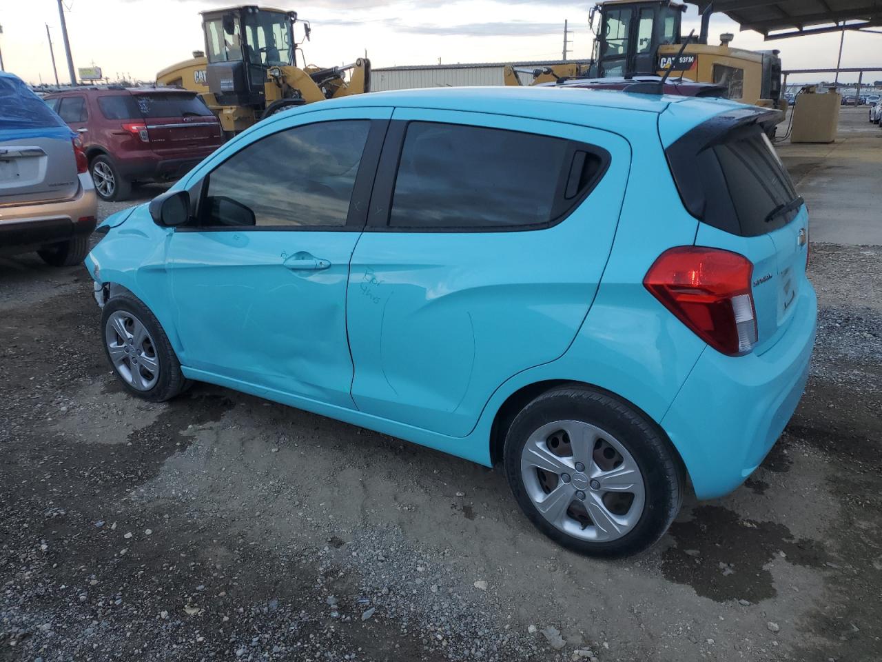 2021 Chevrolet Spark VIN KL8CB6SA2MC740212 Copart auction photo, front end / side damage thumbnail 2