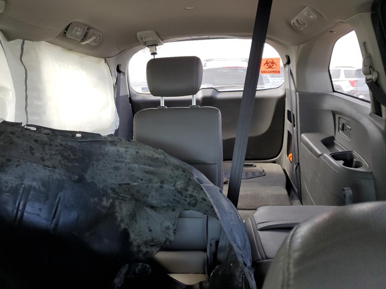 2012 Honda Odyssey VIN 5FNRL5H60CB145520 Copart auction photo, front end / side damage thumbnail 10