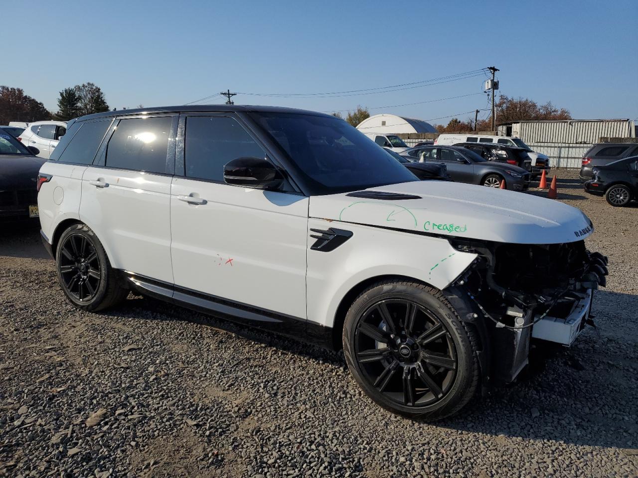 2020 Land Rover Range Rover VIN SALWR2SU2LA743780 Copart auction photo, front end damage thumbnail 4