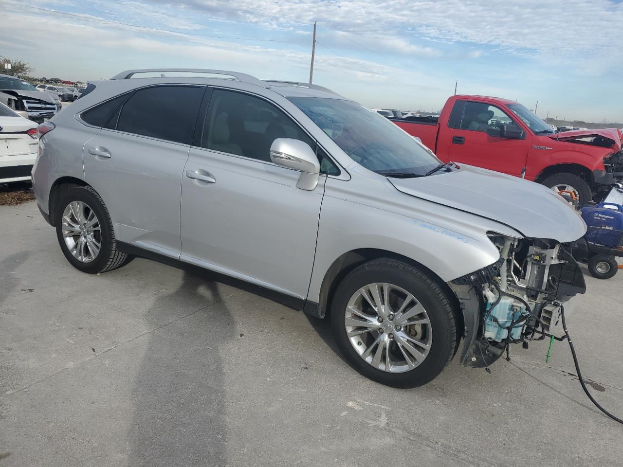 2012 Lexus RX VIN JTJZK1BA4C2414269 Copart auction photo, all over damage thumbnail 4