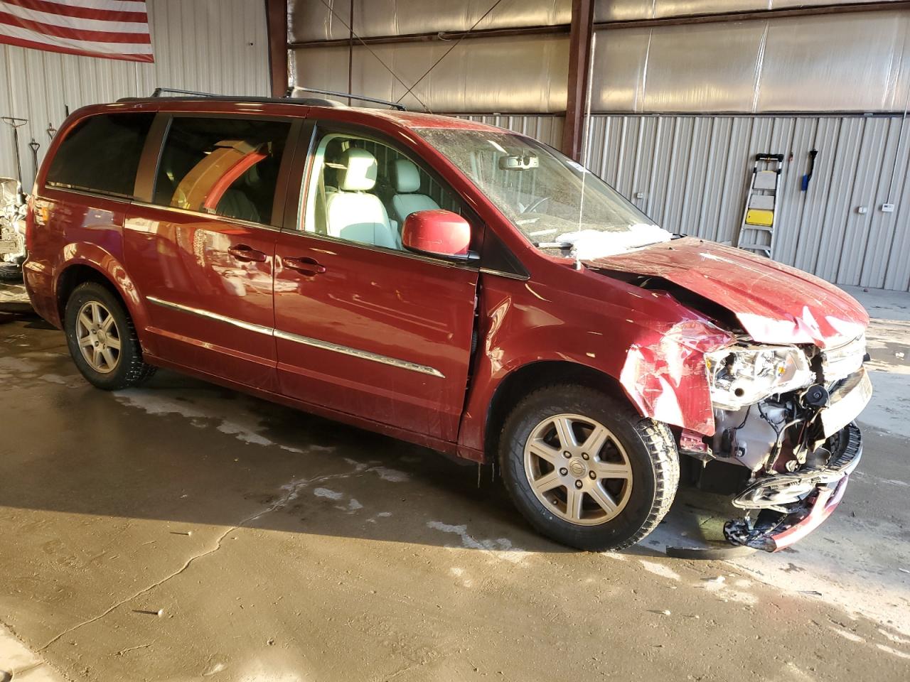 2012 Chrysler Town & Country VIN 2C4RC1BG7CR255267 Copart auction photo, front end damage thumbnail 4