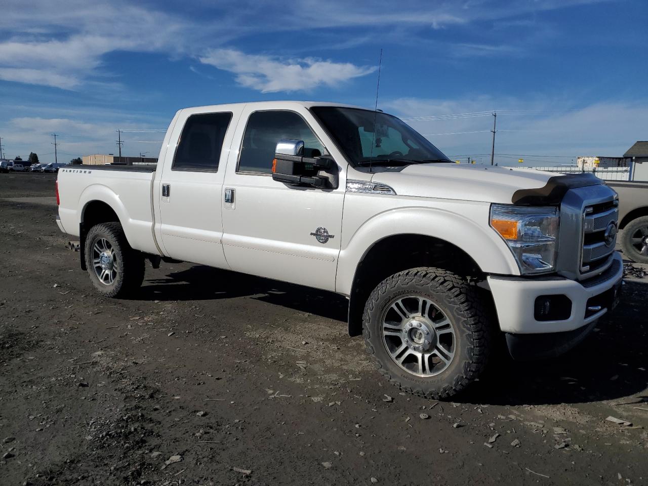 2015 Ford F350 VIN 1FT8W3BTXFEB84160 Copart auction photo, burn damage thumbnail 4