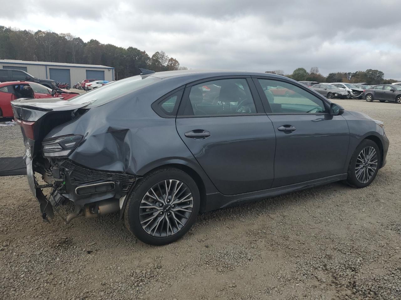 2023 KIA Forte VIN 3KPF54AD8PE579132 Copart auction photo, rear end damage thumbnail 3