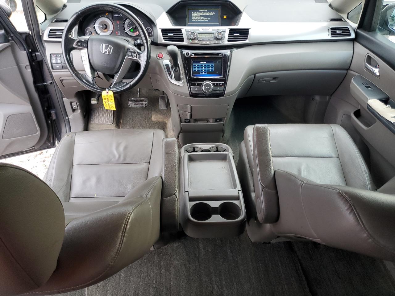 2015 Honda Odyssey VIN 5FNRL5H68FB041510 Copart auction photo, front end / side damage thumbnail 8