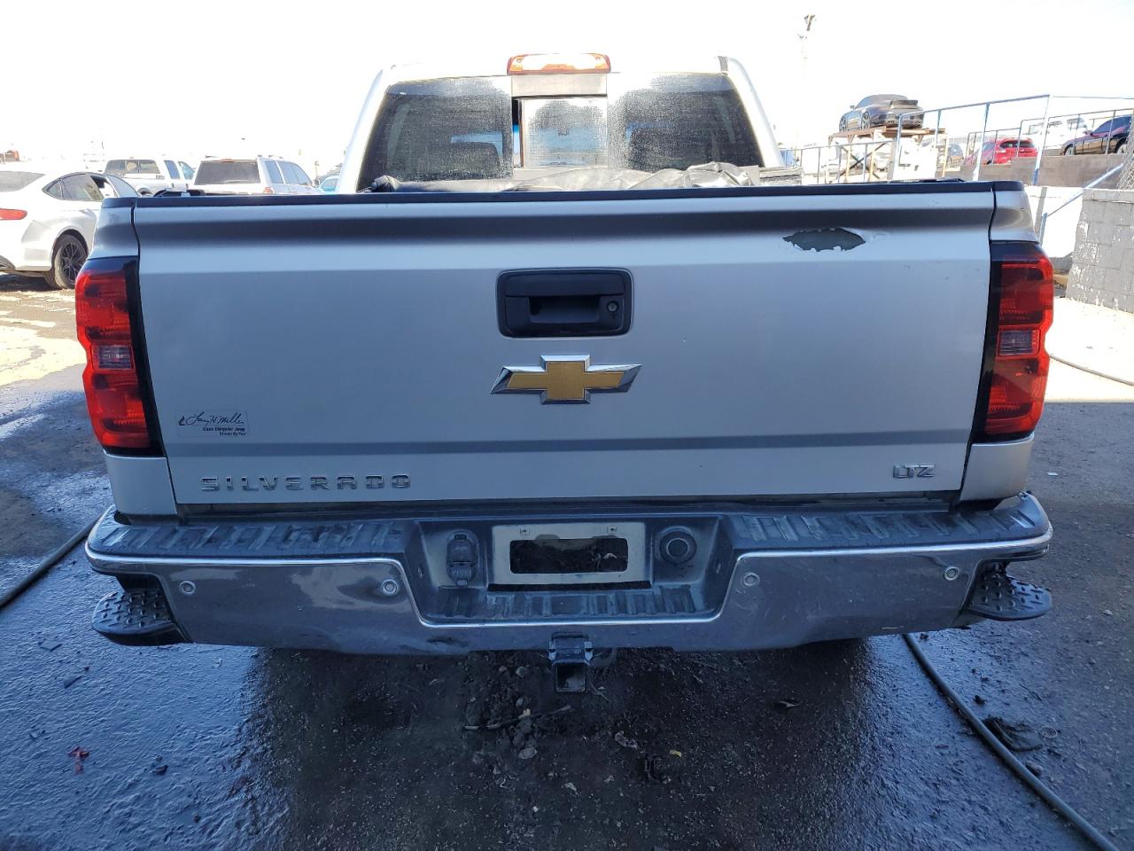 2014 Chevrolet Silverado VIN 3GCUKSEJ0EG488782 Copart auction photo, front end / rear end damage thumbnail 6