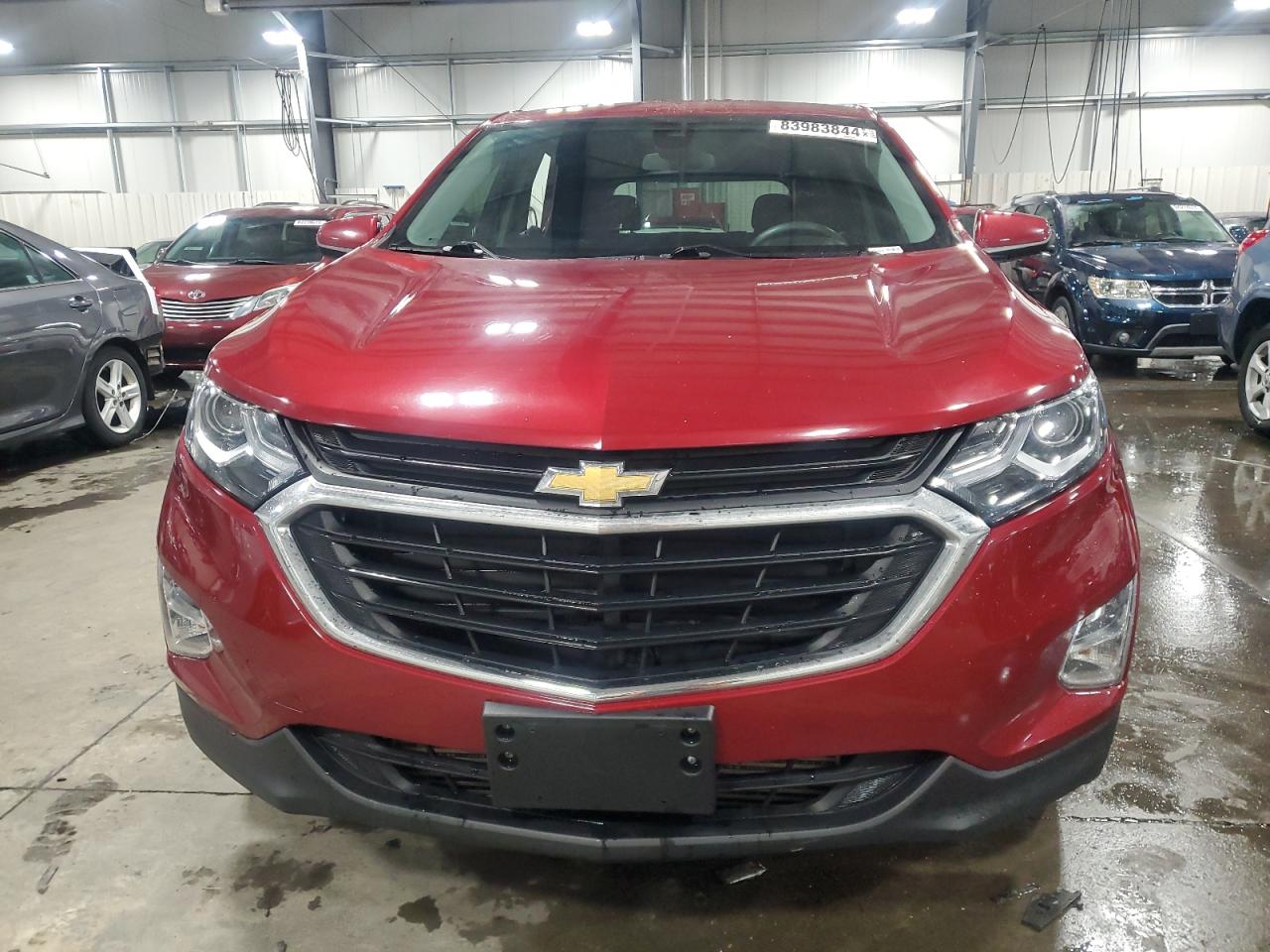 2021 Chevrolet Equinox VIN 2GNAXUEVXM6138001 Copart auction photo, rear end / side damage thumbnail 5