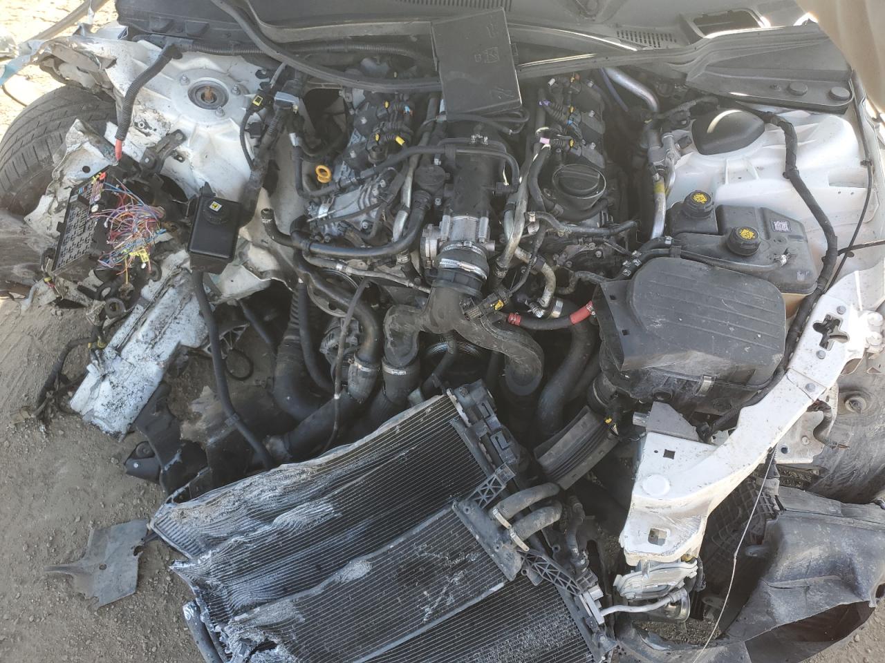 2014 Maserati Ghibli VIN ZAM57RTAXE1092970 Copart auction photo, front end / all over damage thumbnail 12