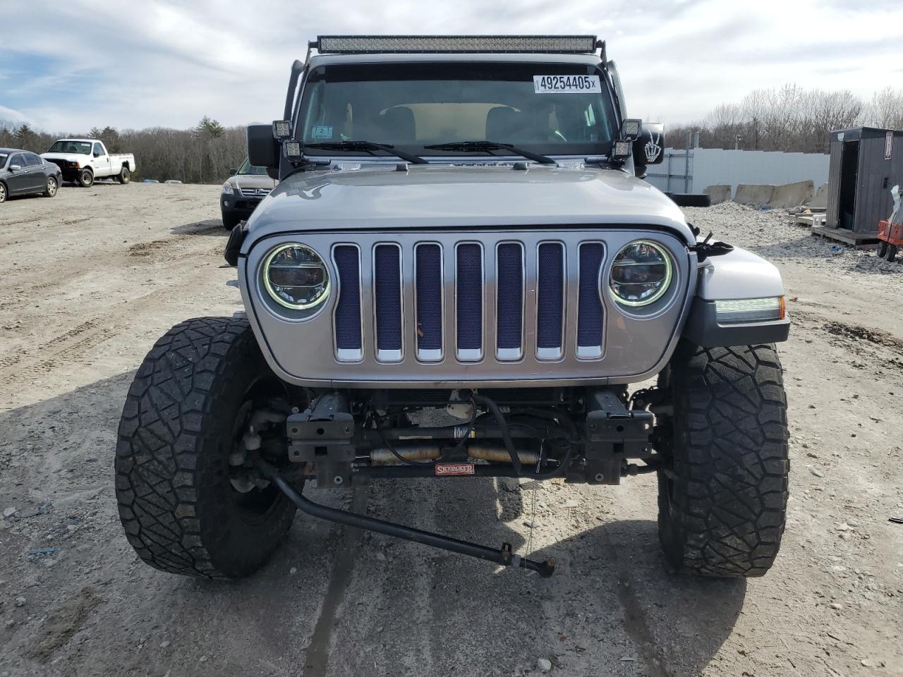 2018 Jeep Wrangler VIN 1C4HJXEG4JW285606 Copart auction photo, front end / undercarriage damage thumbnail 5