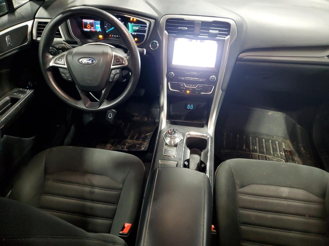 2019 Ford Fusion VIN 3FA6P0HD9KR128114 Copart auction photo, side damage thumbnail 8
