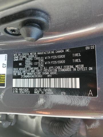 2022 Lexus RX VIN 2T2HGMDA5NC093860 Copart auction photo, water/flood / minor dent/scratches damage thumbnail 14