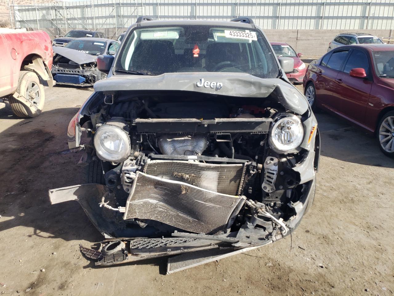 2020 Jeep Renegade VIN ZACNJABB4LPL67602 Copart auction photo, front end damage thumbnail 5
