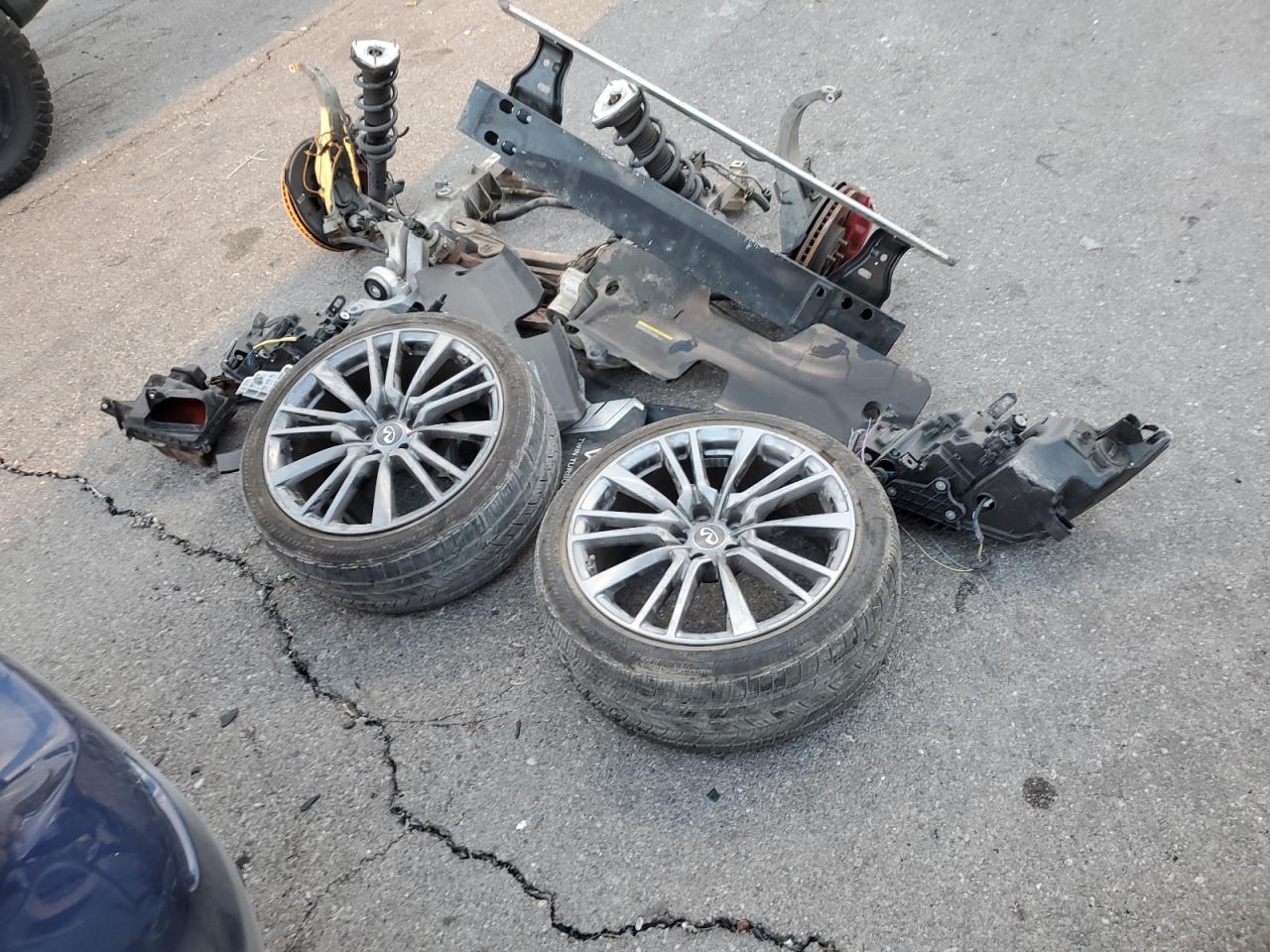 2017 Infiniti Q50 VIN JN1FV7AP2HM850140 Copart auction photo, vandalism damage thumbnail 12