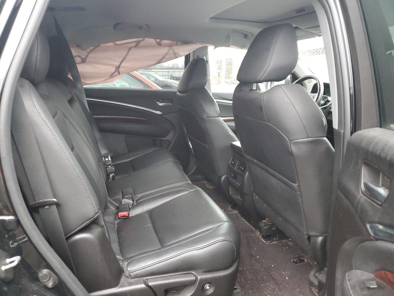 2016 Acura MDX VIN 5FRYD4H23GB060207 Copart auction photo, side / front end damage thumbnail 11