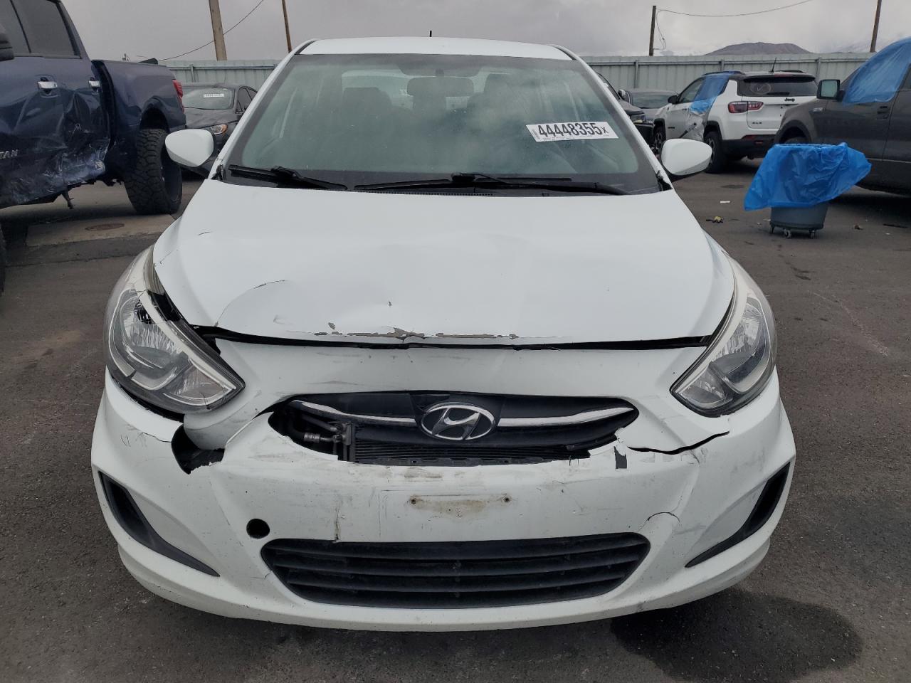 2015 Hyundai Accent VIN KMHCT4AE4FU799607 Copart auction photo, front end damage thumbnail 5