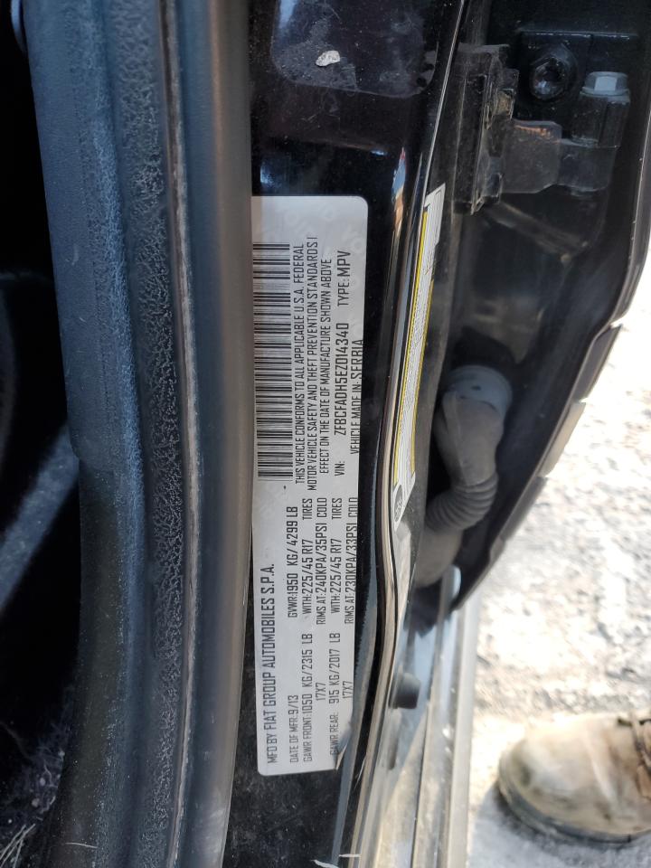 2014 Fiat 500 VIN ZFBCFADH5EZ014340 Copart auction photo, mechanical / front end damage thumbnail 12