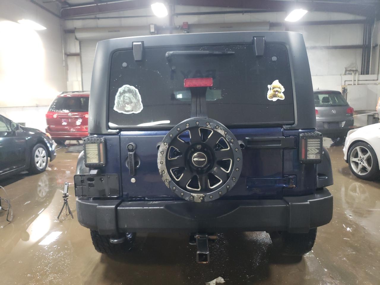 2013 Jeep Wrangler VIN 1C4BJWDG5DL529707 Copart auction photo, front end damage thumbnail 6