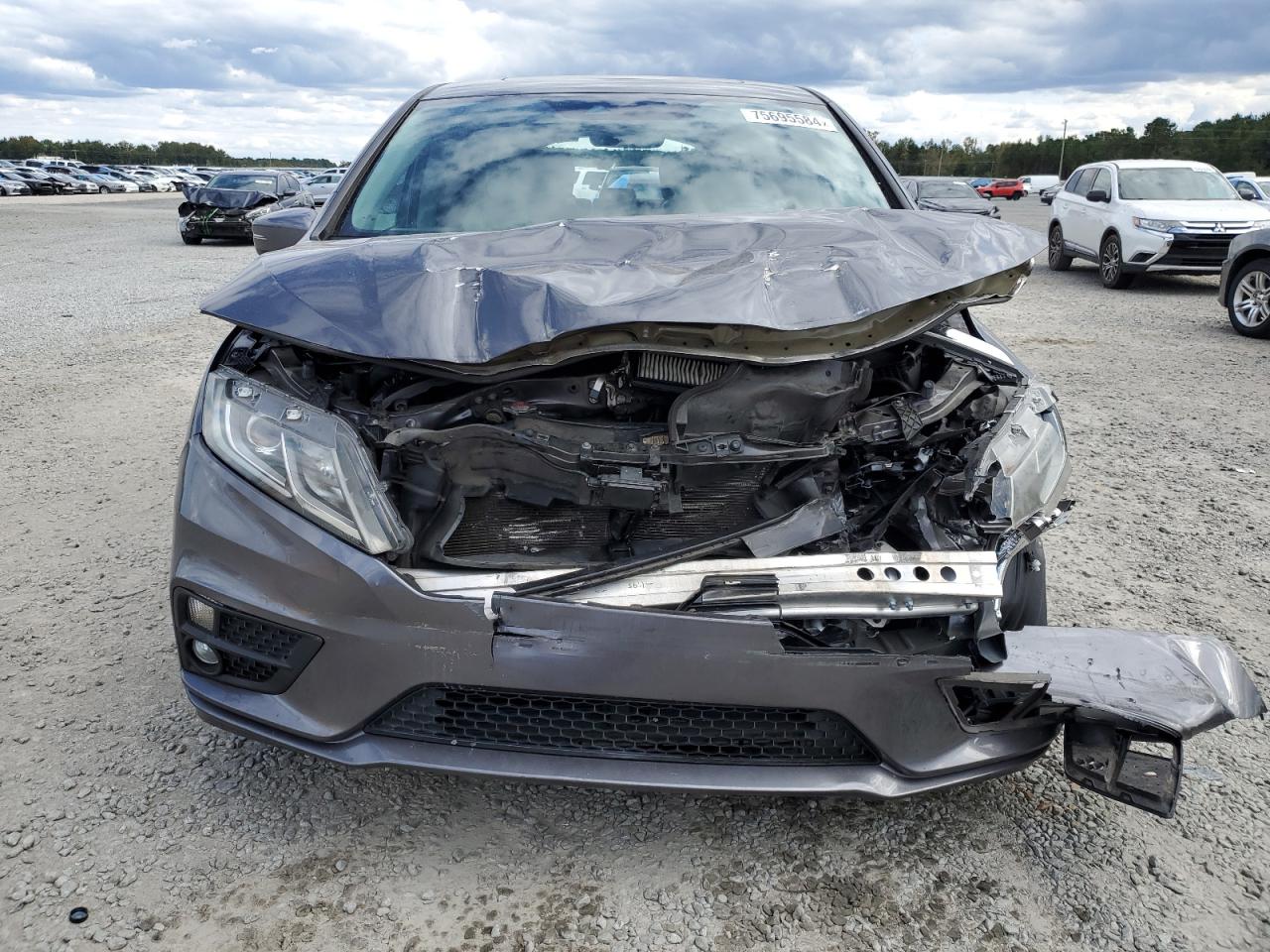 2018 Honda Odyssey VIN 5FNRL6H72JB045429 Copart auction photo, front end / rear end damage thumbnail 5
