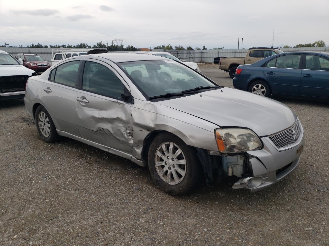 2012 Mitsubishi Galant VIN 4A32B2FF8CE006207 Copart auction photo, front end / side damage thumbnail 4