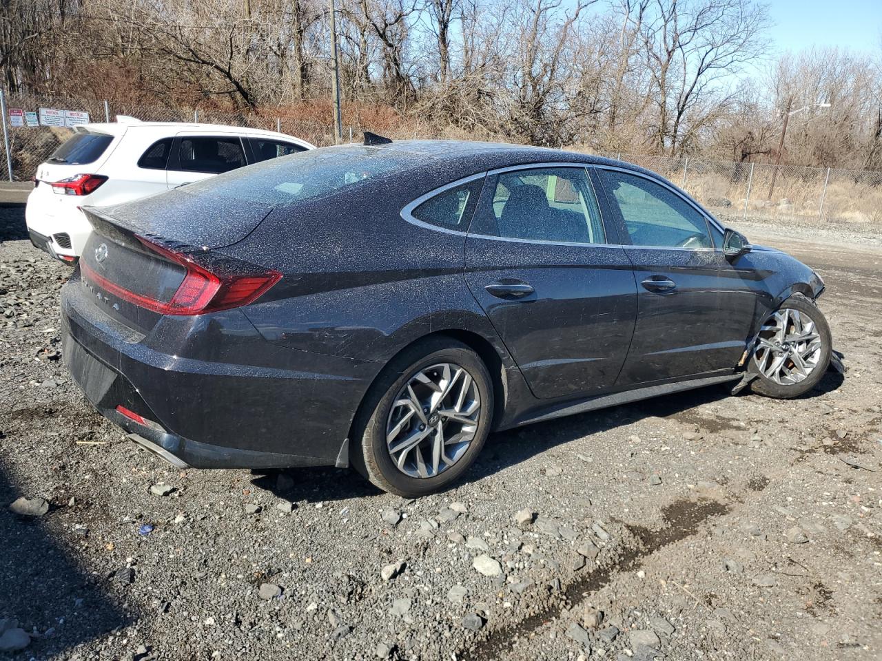 2023 Hyundai Sonata VIN KMHL14JA8PA282073 Copart auction photo, front end damage thumbnail 3