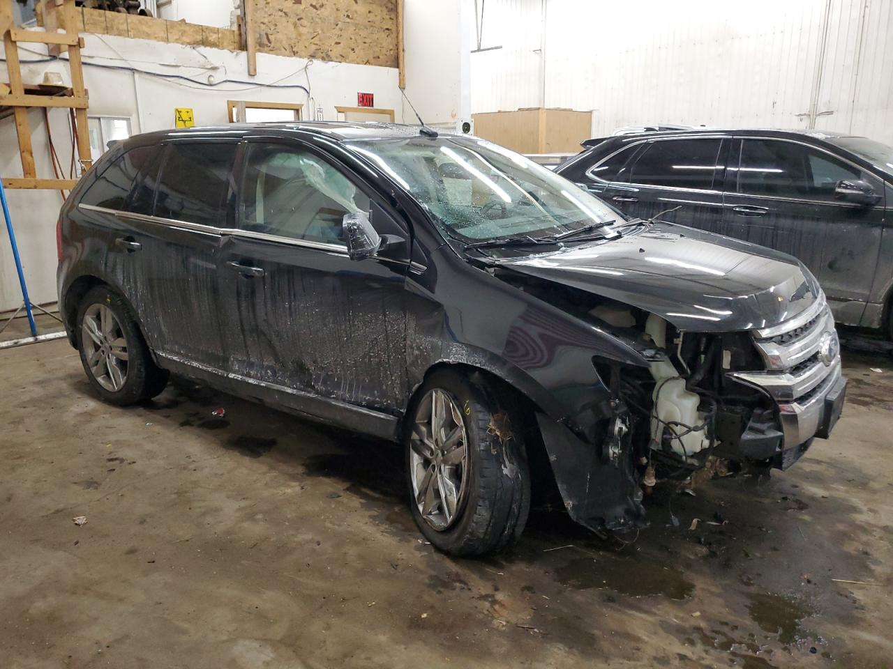 2011 Ford Edge VIN 2FMDK4KC0BBA23477 Copart auction photo, front end / side damage thumbnail 4