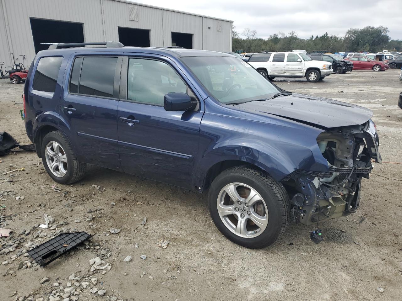 2013 Honda Pilot VIN 5FNYF3H54DB006779 Copart auction photo, front end damage thumbnail 4
